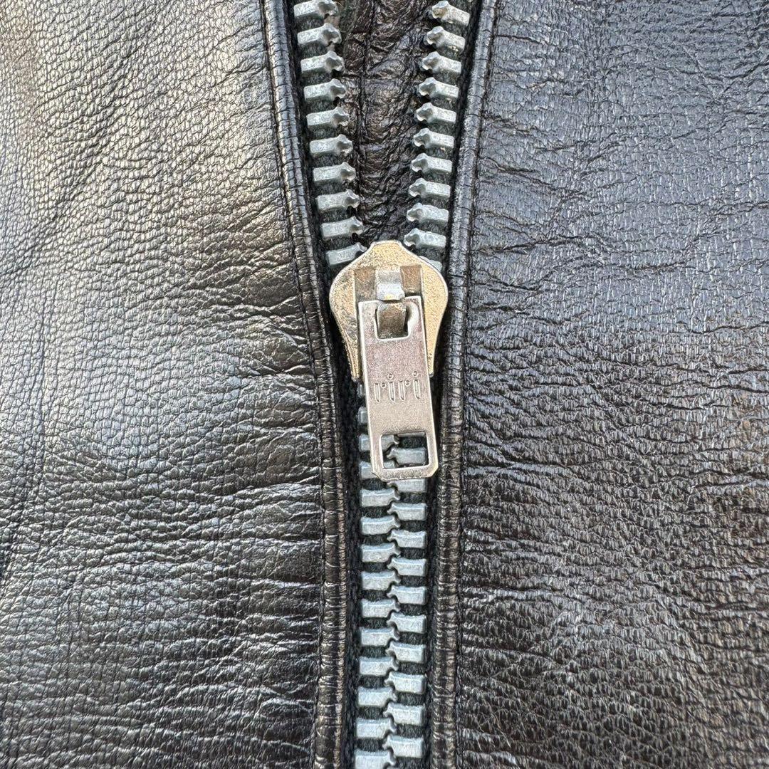 40s 50s イタリア軍 実物 モーターサイクル ジャケット ライダース L