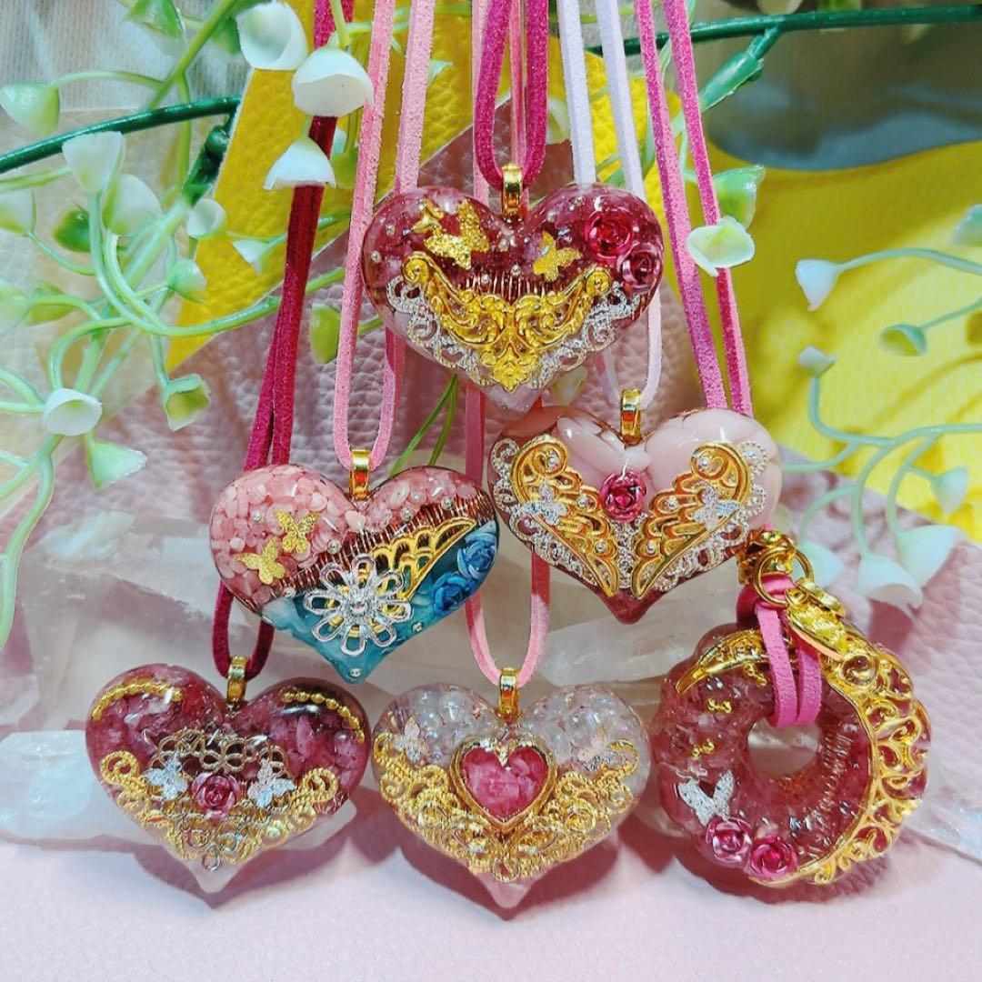 癒しのオルゴナイト❤️オーラクォーツ＋ロードナイトのフレンチクルーラー♡