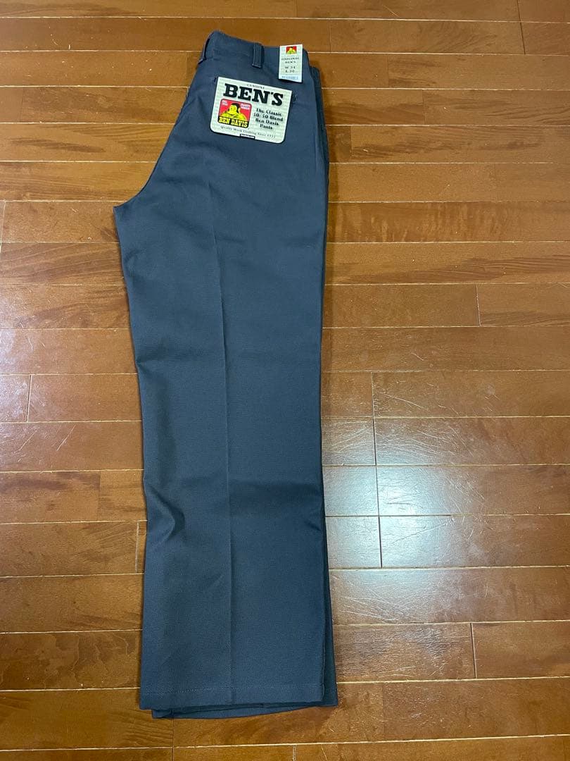 新品　BEN DAVIS BENS フリスコパンツ　グレー　ウエスト34