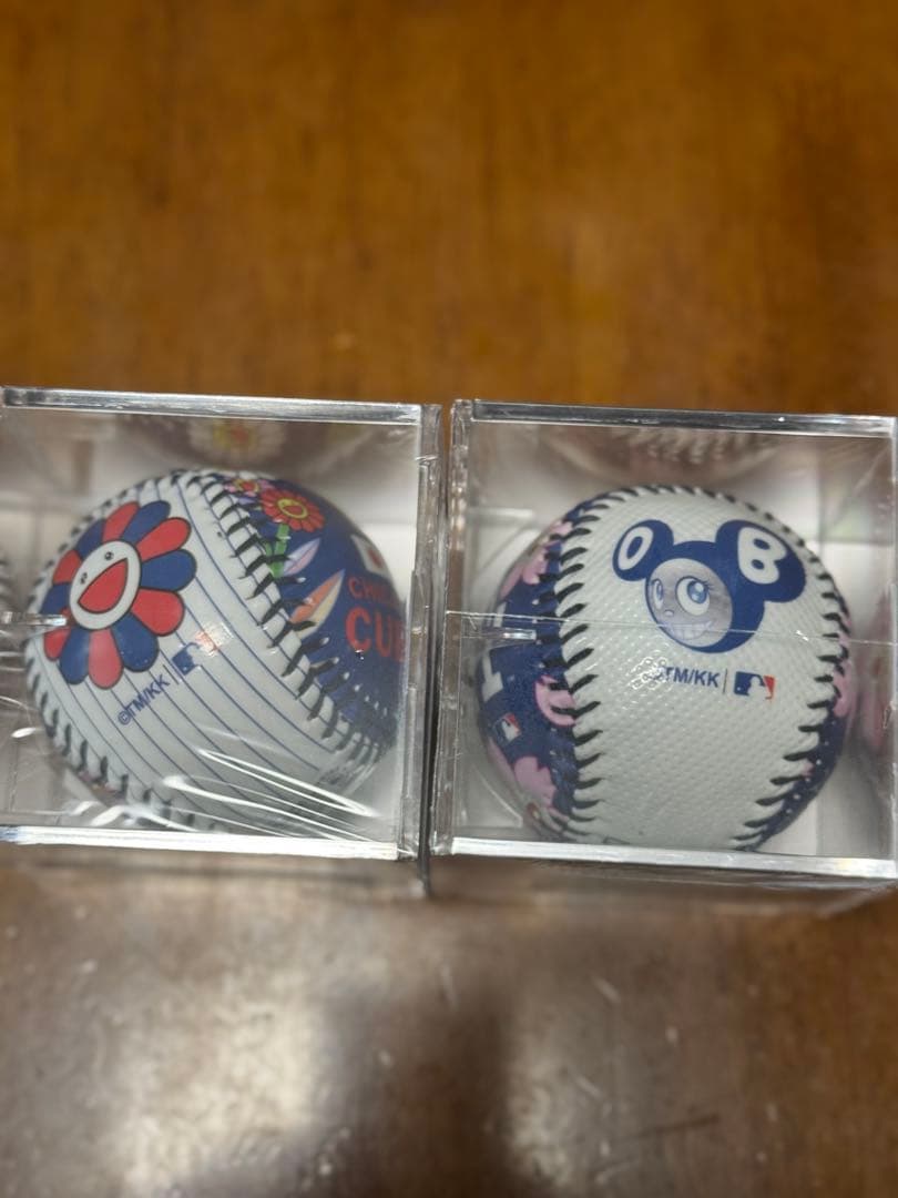 2点セット MLB TOKYO SERIES ドジャース カブス レプリカボール