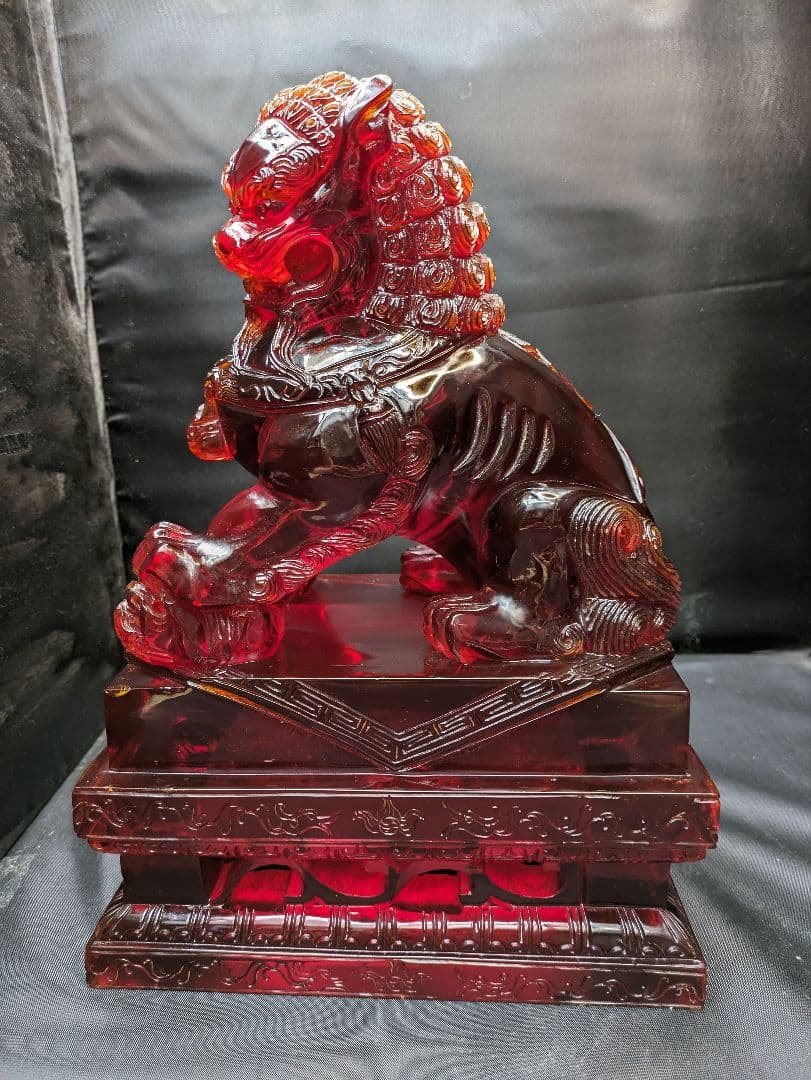 ☆b224、アジア風水ガーディアンライオン、悪を追い払う彫像、富、幸運、繁栄