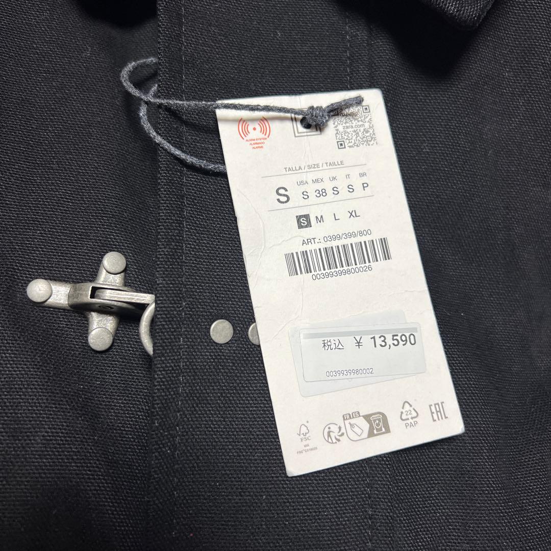 【完売品S】ZARA ファイヤーマン リラックスフィットトグルジャケット