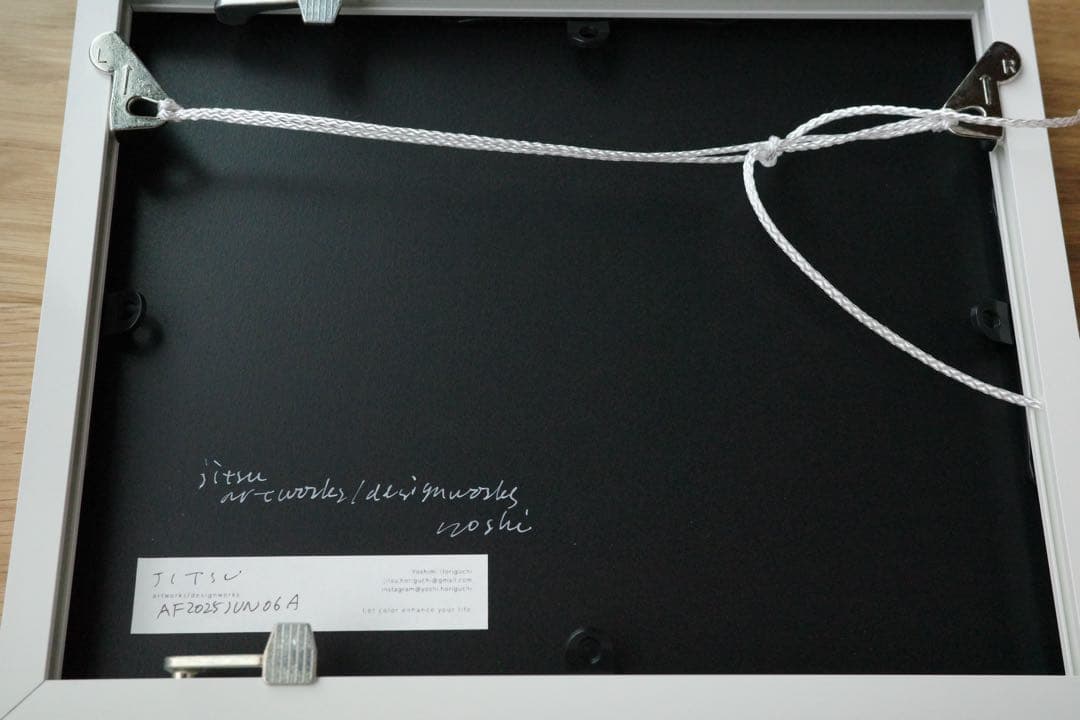 jitsu / Acrylic on canvas frameアート