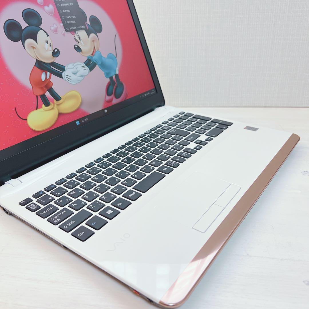 美品、ソニー、バイオ、高速SSD、Win11、イラレ&オフィス2021が使える