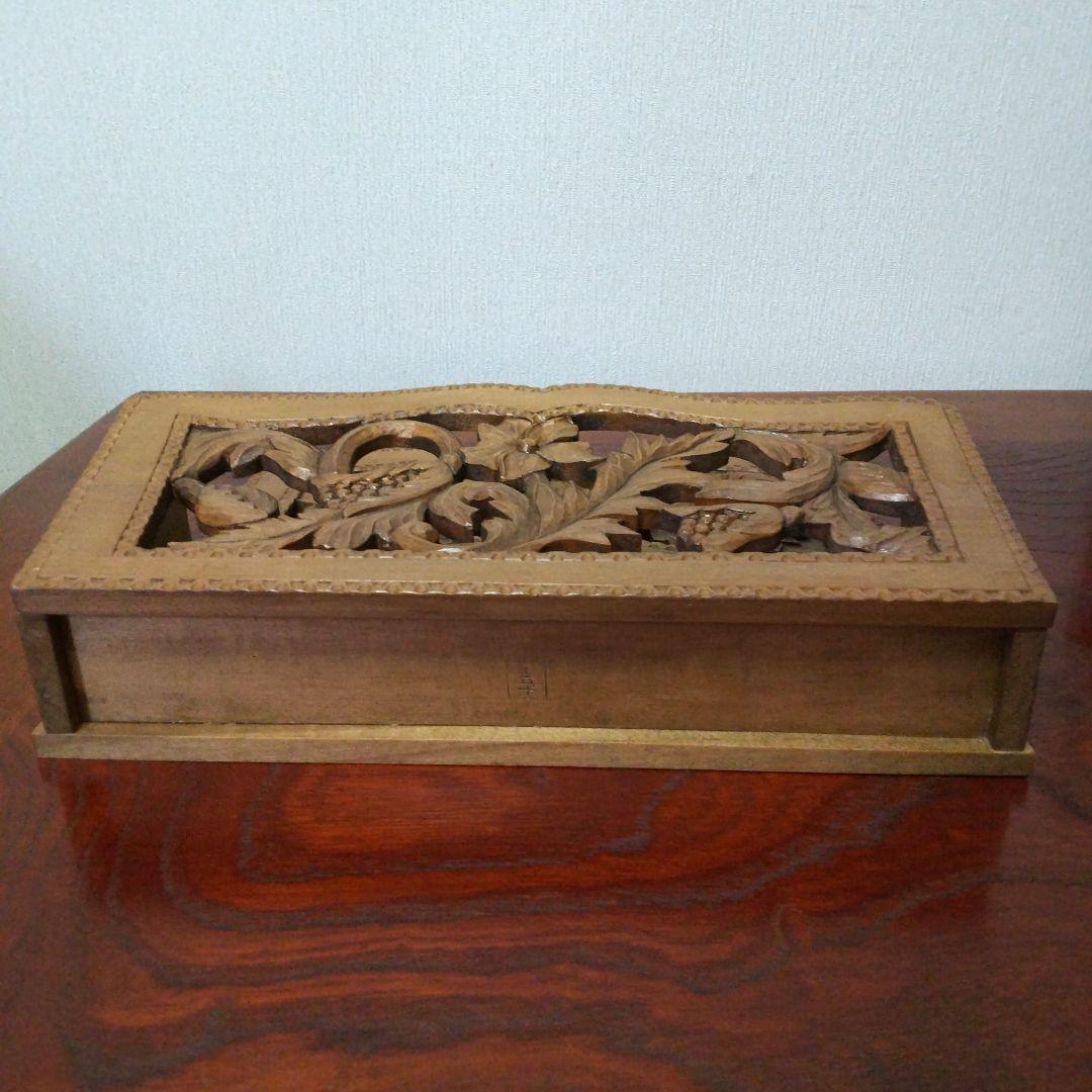 木彫 レターラック、マガジンラック 手作り