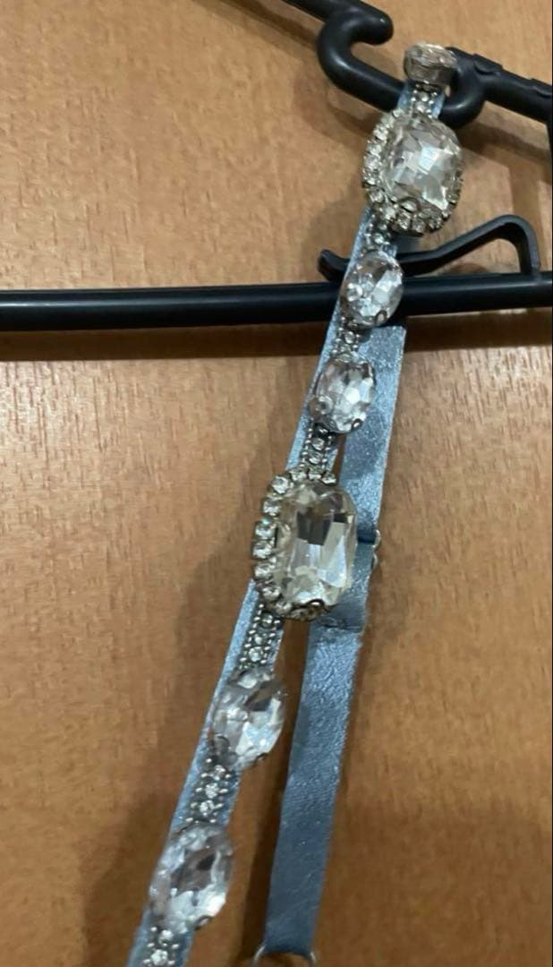 U　ドレス　水色　xs カチューシャ、チョーカーなし