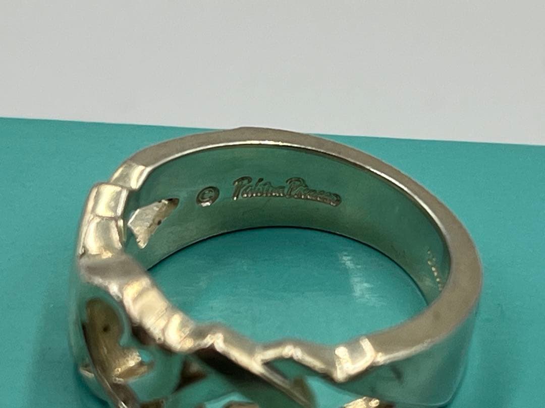 ティファニー パロマピカソ トリプルラビリングハート リング 925