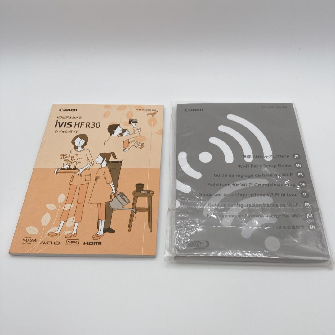 【美品】Canon キャノン ivis HF R30 ビデオカメラ 付属品多数