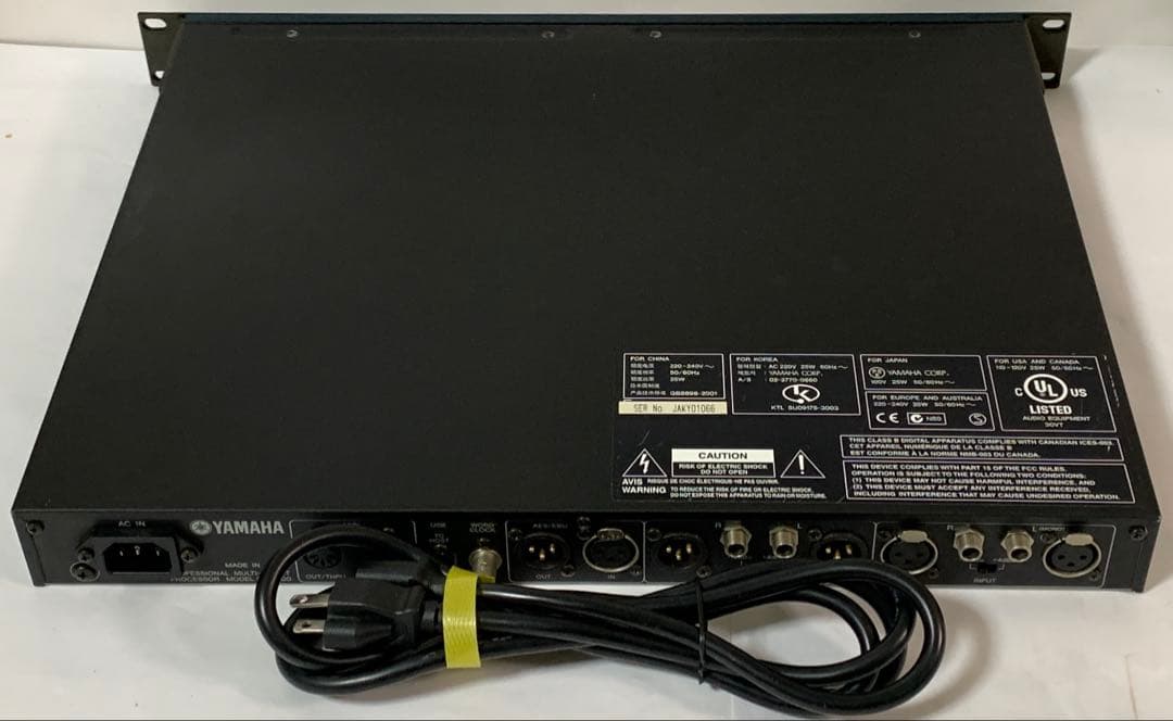YAMAHA プロフェッショナルマルチエフェクトプロセッサー SPX2000