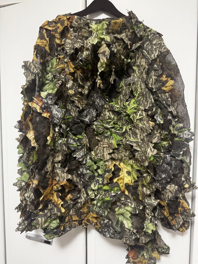 カベラス製　実物メーカー　ギリースーツ　フード上下セット　Mサイズ　おまけ有