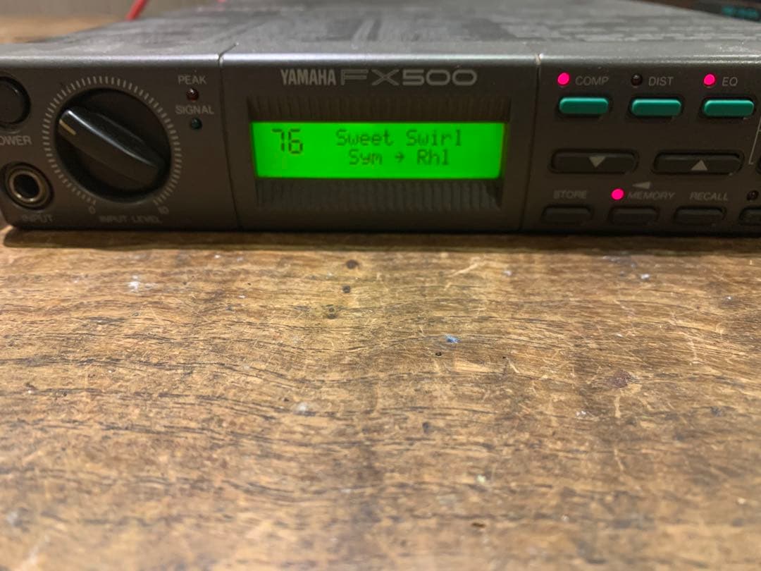 シューゲイザーの名機　yamaha FX500 soft focus セット