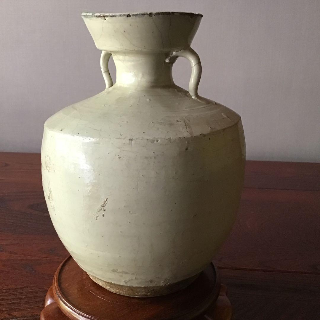 白磁瓶　清朝期