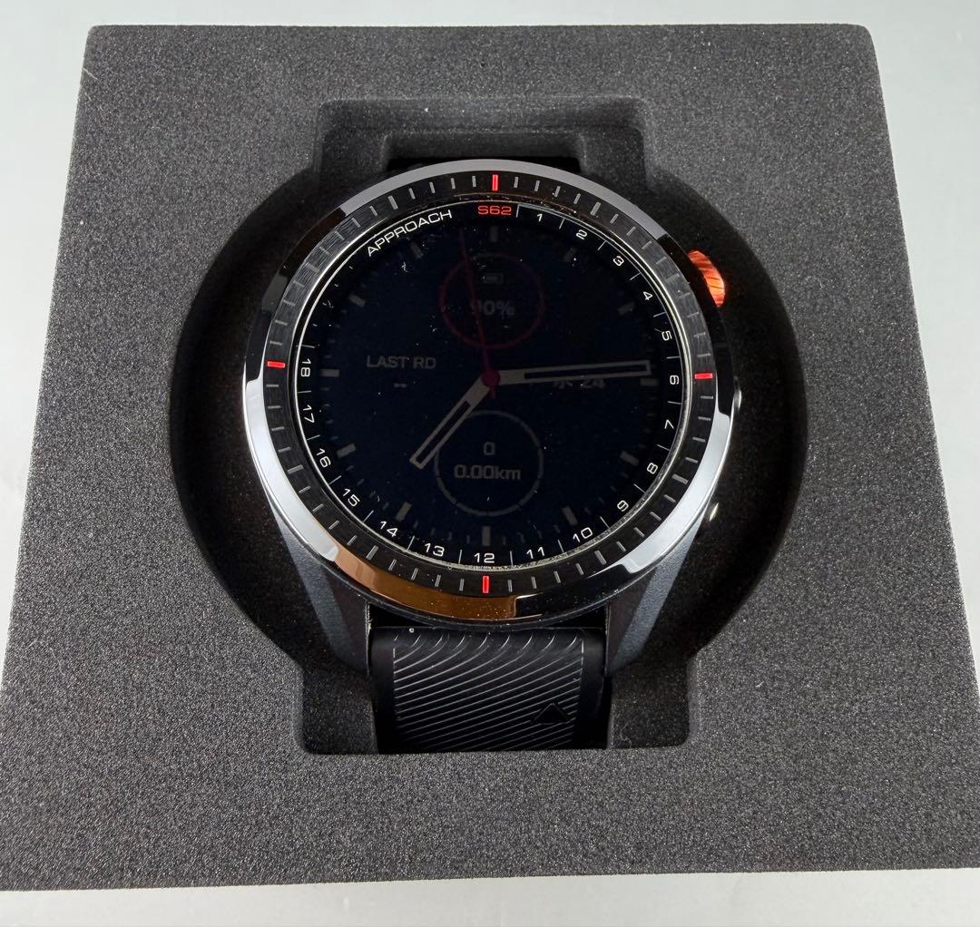 【美品】ガーミン(Garmin) Approach S62 GPSゴルフウォッチ