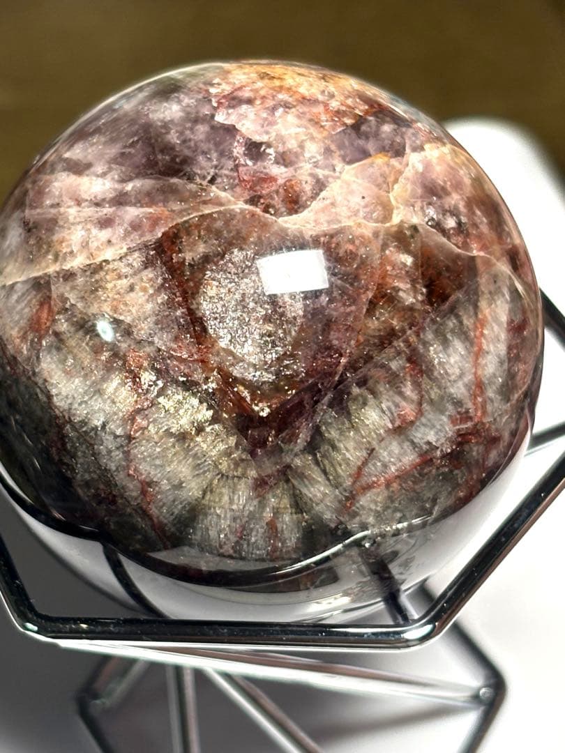 オーラライト23 スフィア47.0㎜　（新品未使用）レッド高品質　シラーあり