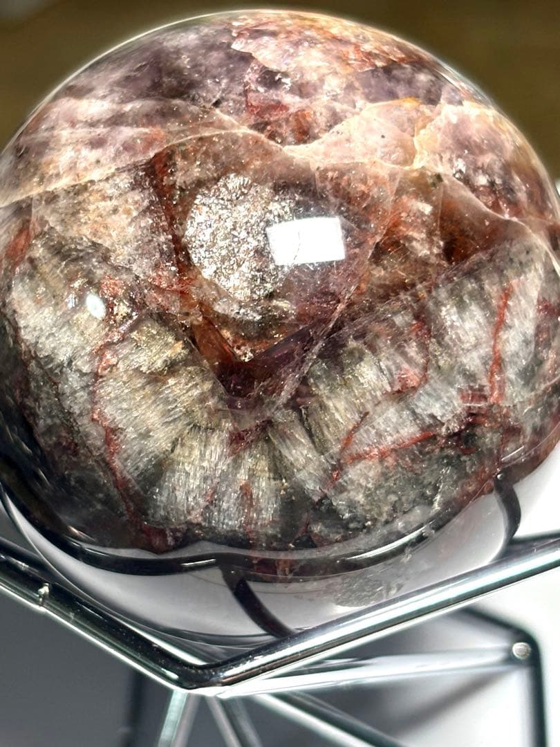 オーラライト23 スフィア47.0㎜　（新品未使用）レッド高品質　シラーあり