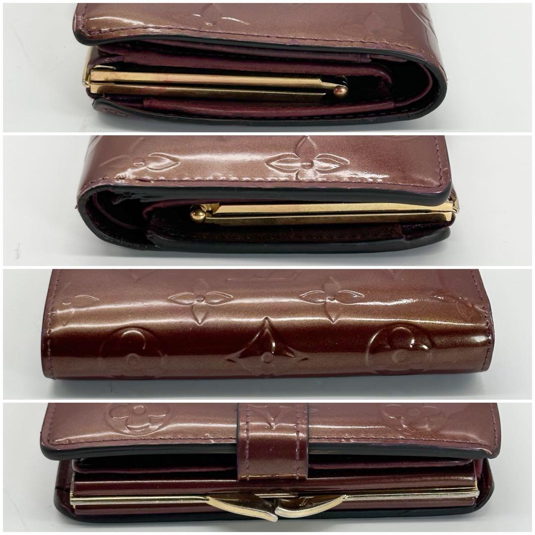 美品 ルイヴィトン ポルトフォイユ ヴィエノワ ヴェルニ モノグラム がま口