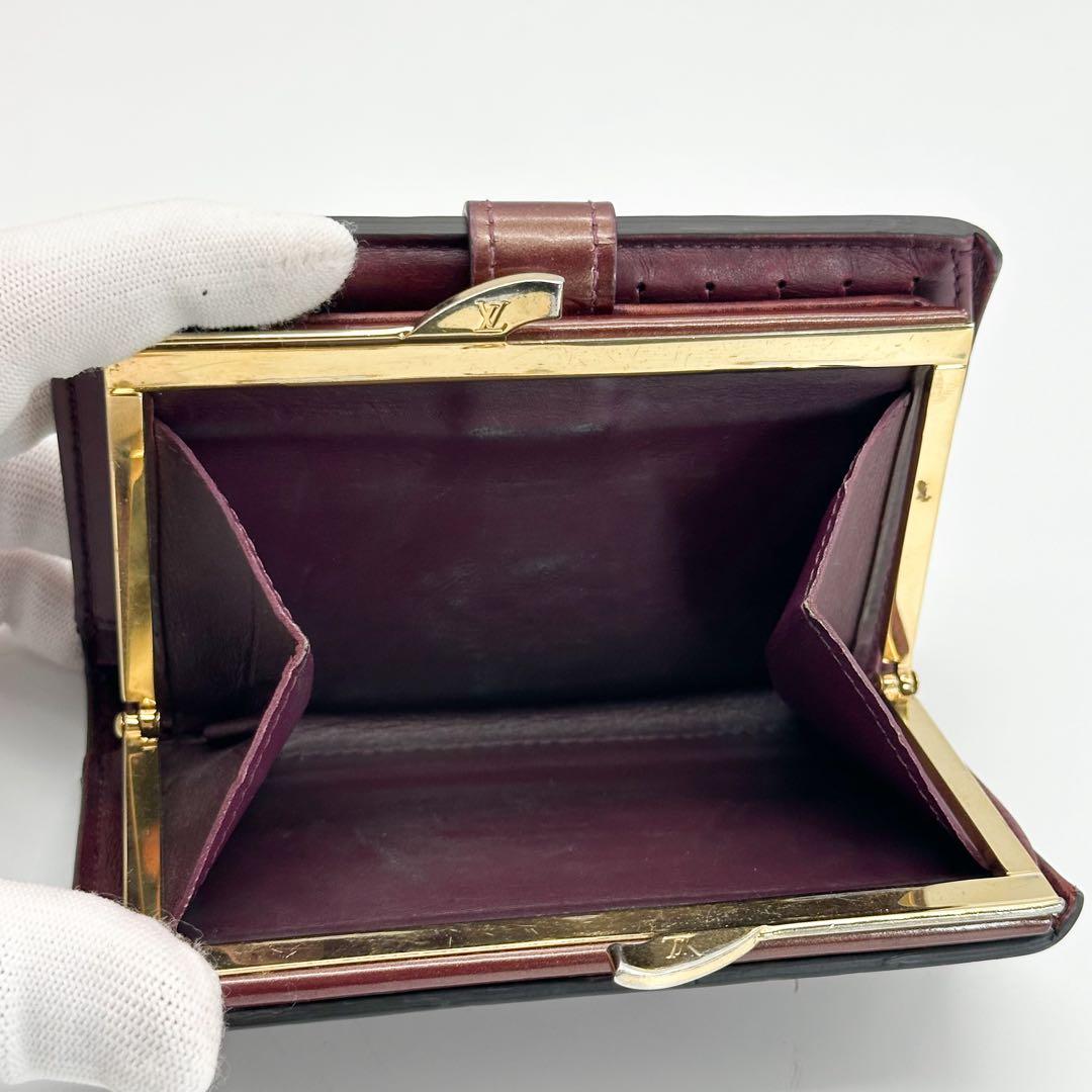美品 ルイヴィトン ポルトフォイユ ヴィエノワ ヴェルニ モノグラム がま口