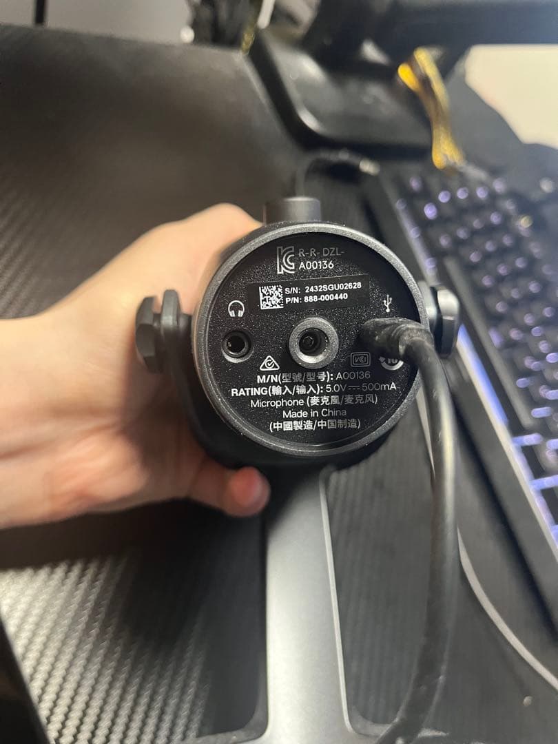 【美品】Blue YETI NANO USBマイク ブラック