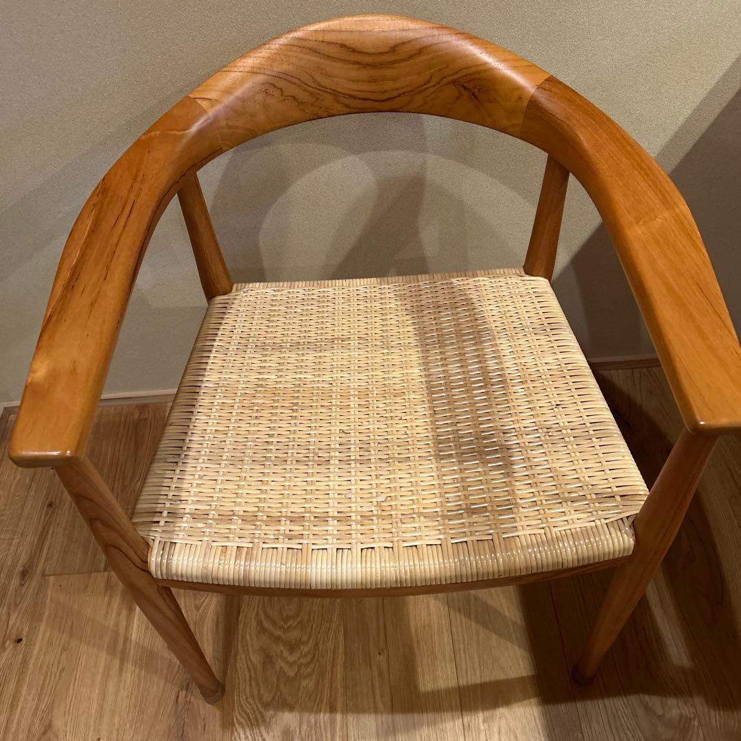 サンフラワーラタン　ダイニングチェア⑤専用クッション付き