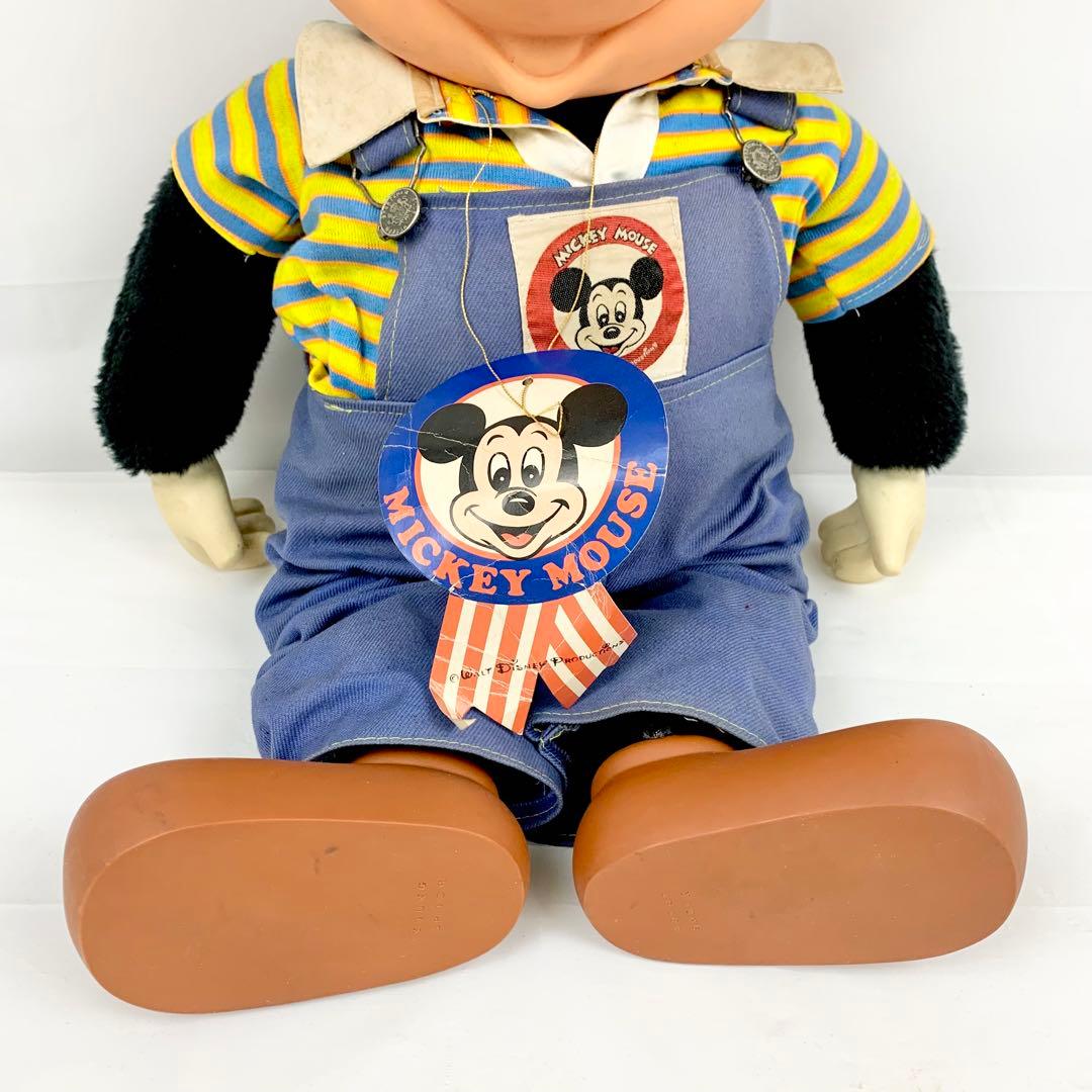 《タグ付き》ヤングエポック/ディズニー/ミッキー/ツナギウエア/ぬいぐるみ