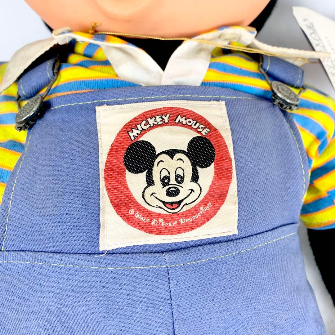 《タグ付き》ヤングエポック/ディズニー/ミッキー/ツナギウエア/ぬいぐるみ