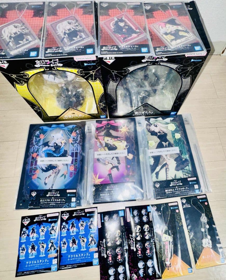 し*～様 ホロライブ 一番くじ 獅白ぼたん&角巻わため フィギュアセット 全15