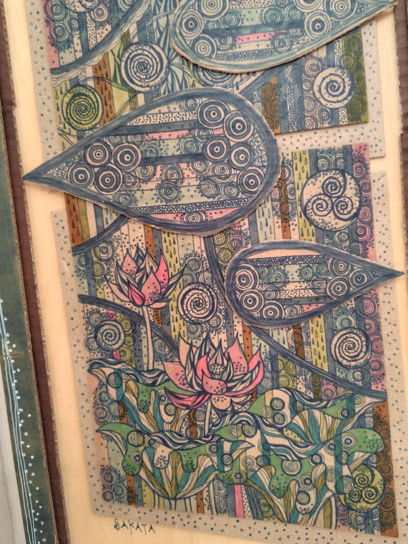 段ボールのはり絵作品 2点セット