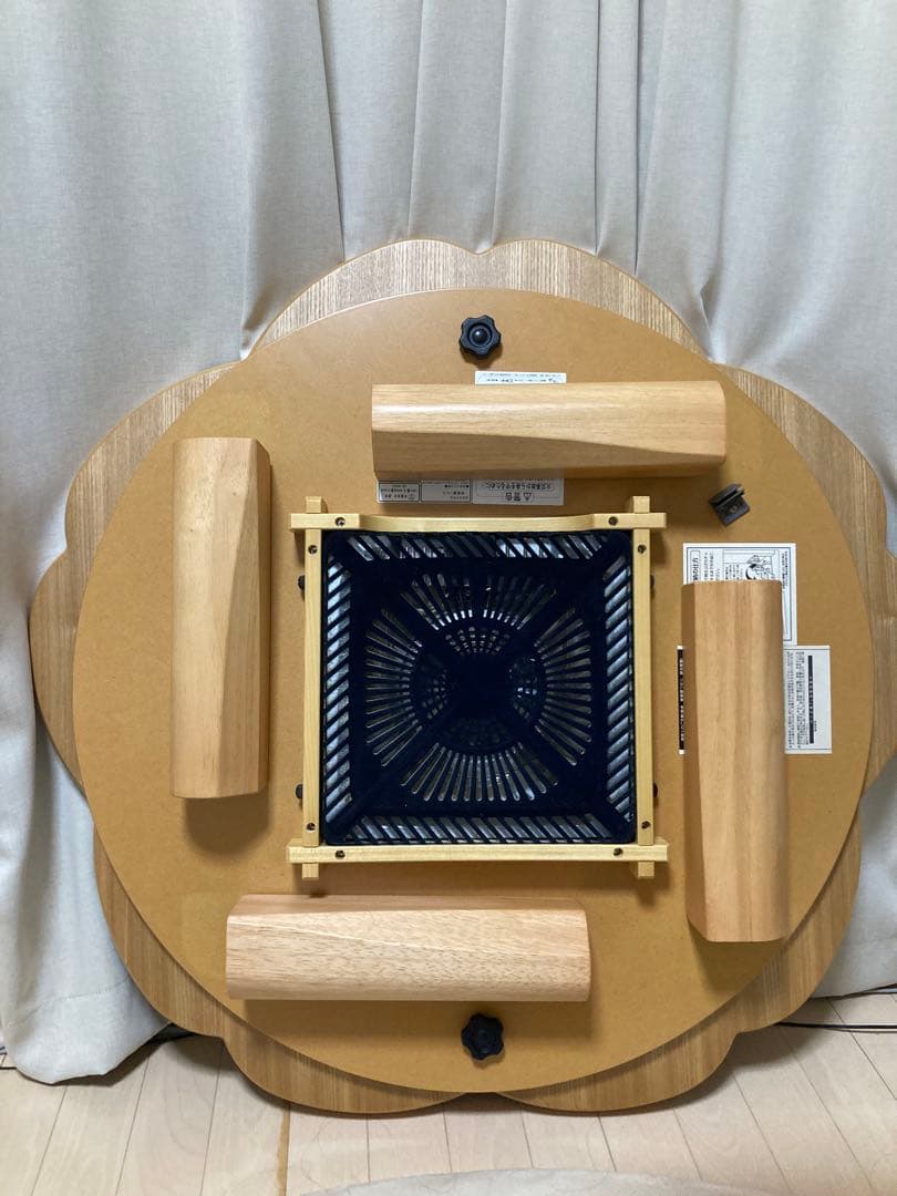 【SweetHoney様専売】桜の花びら模様 テーブルこたつ ヒーター付き