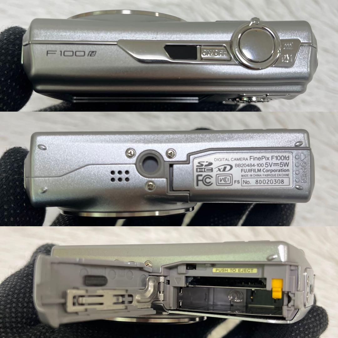 ま*め様 美品 FUJIFILM FinePix F100FD コンデジ シルバ