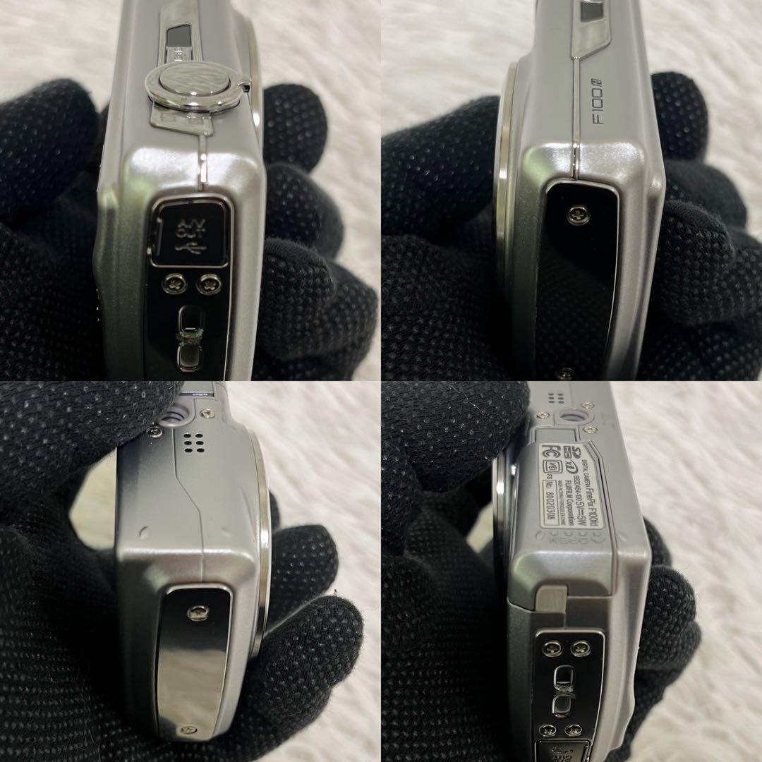 ま*め様 美品 FUJIFILM FinePix F100FD コンデジ シルバ