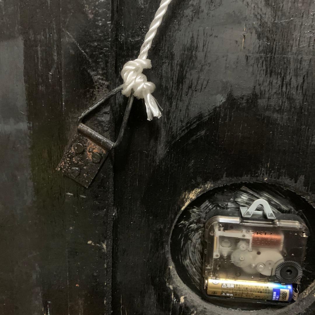 アンティーク　大きいぶどう柄　掛け時計