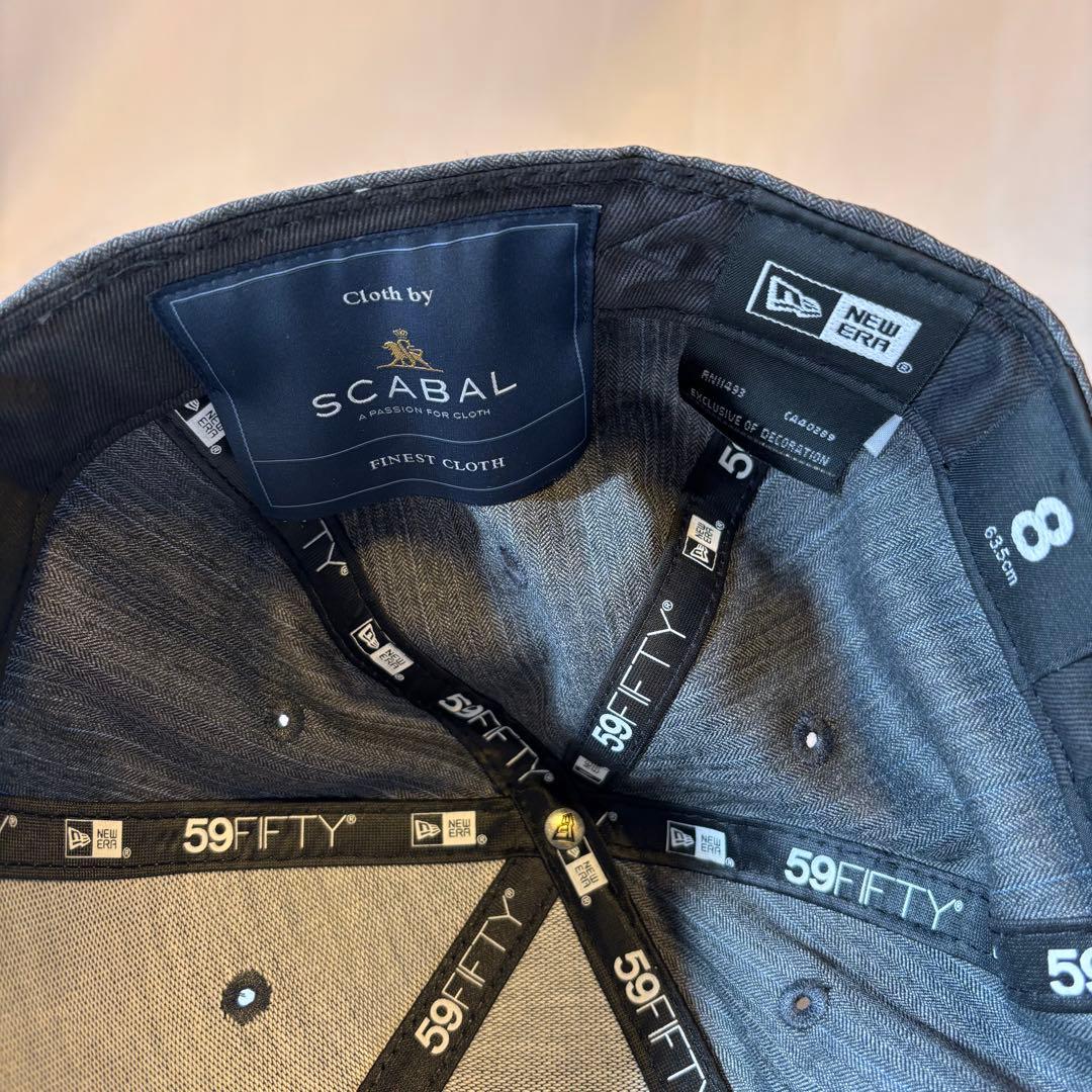 ニューエラ 59FIFTY LAドジャース SCABAL生地 サイズ8