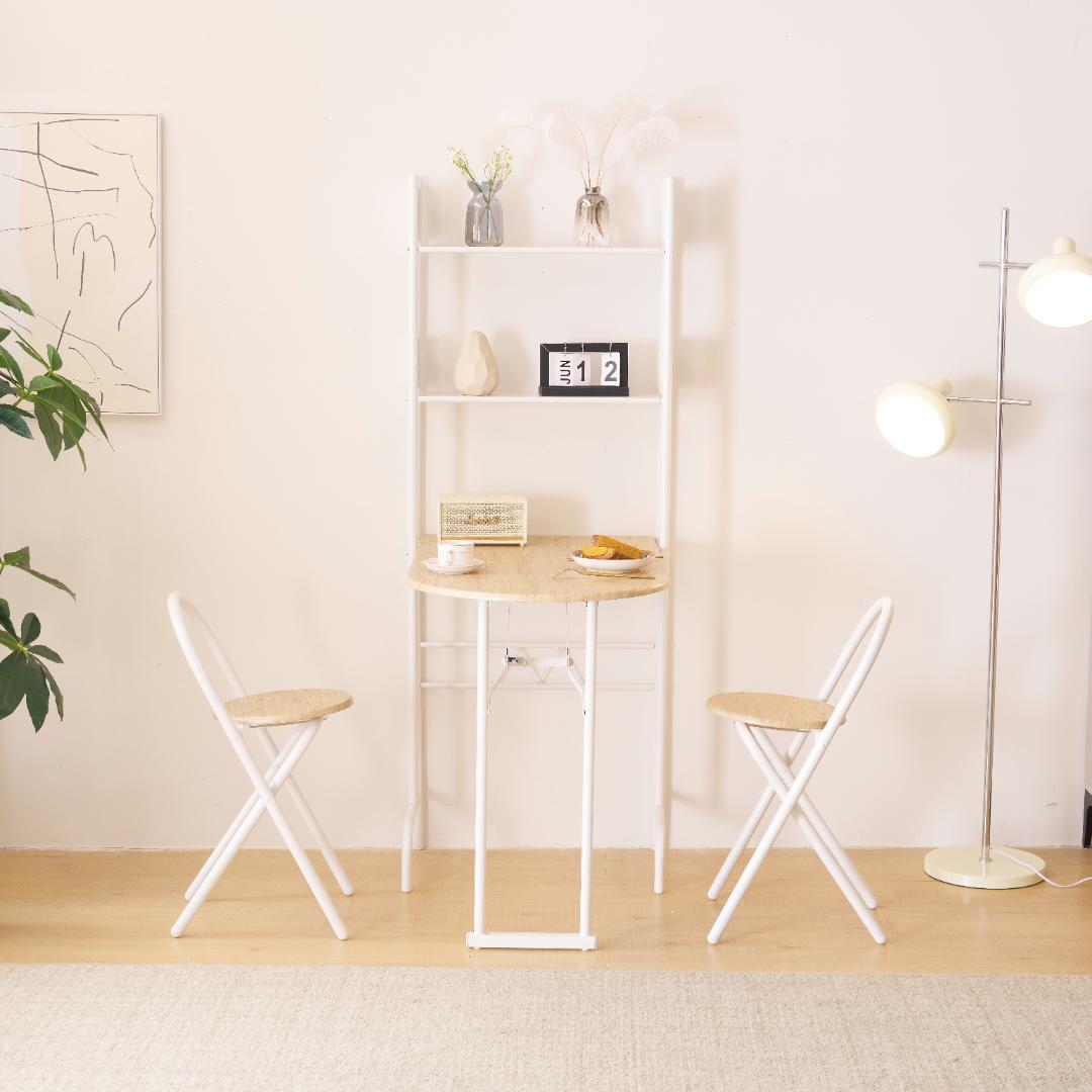 赤字セール！2WAY折畳パソコンデスク・ダイニングテーブルセット　NATURAL