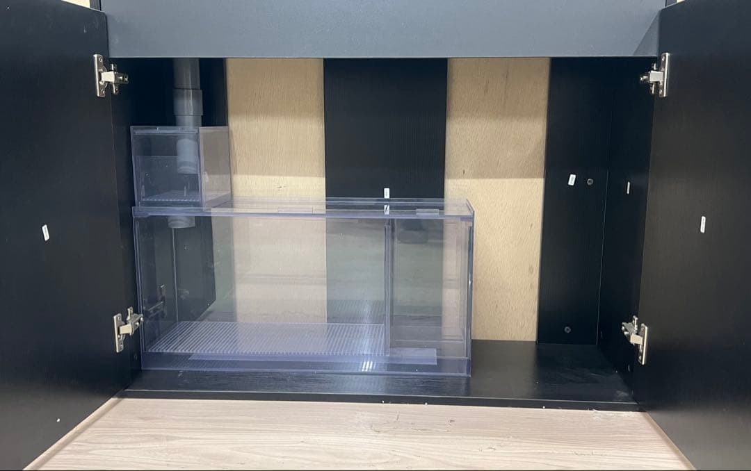 １セット限定　ライトカバー付　900×300×300㎜オーバーフロー水槽 セット