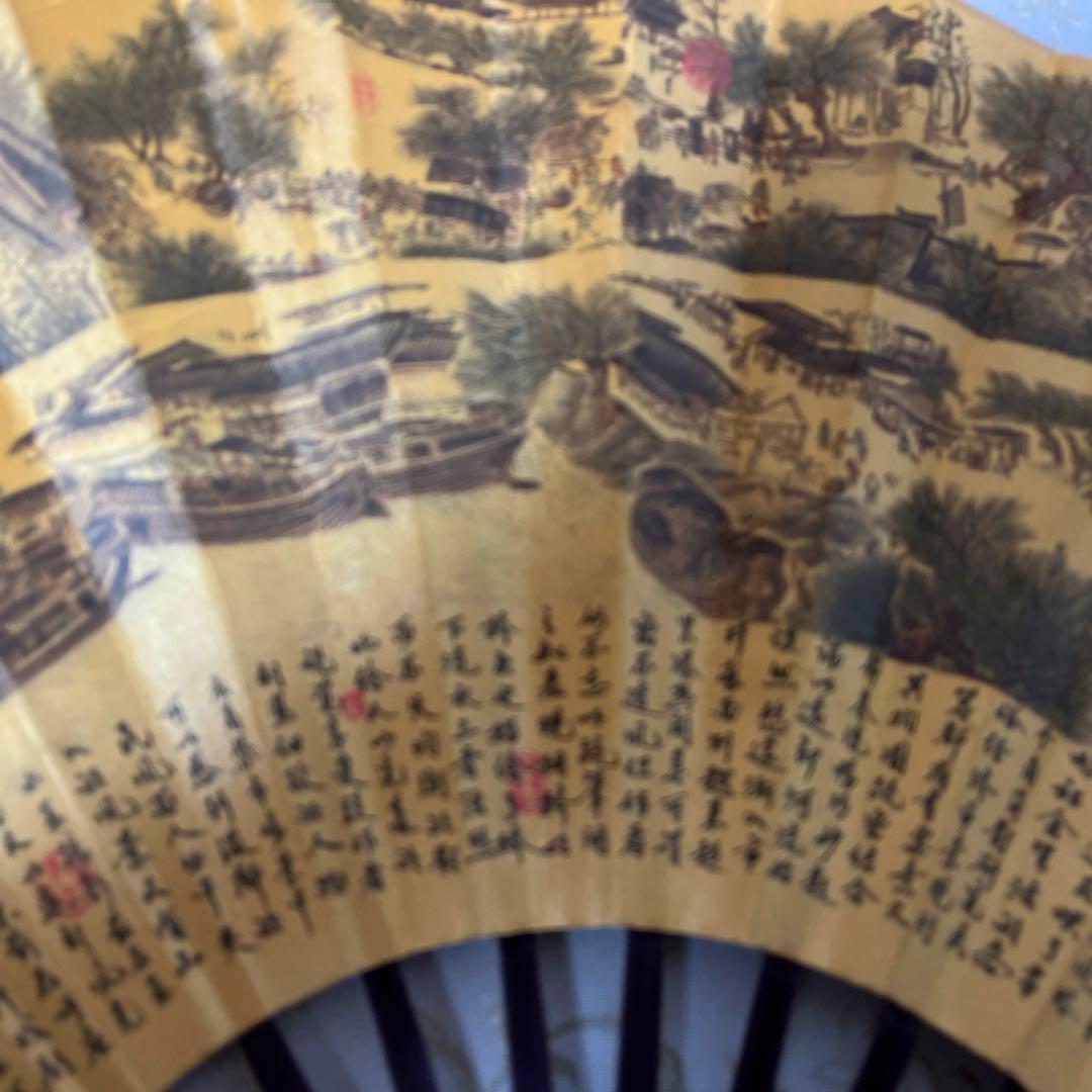 清明上河図、中国扇子