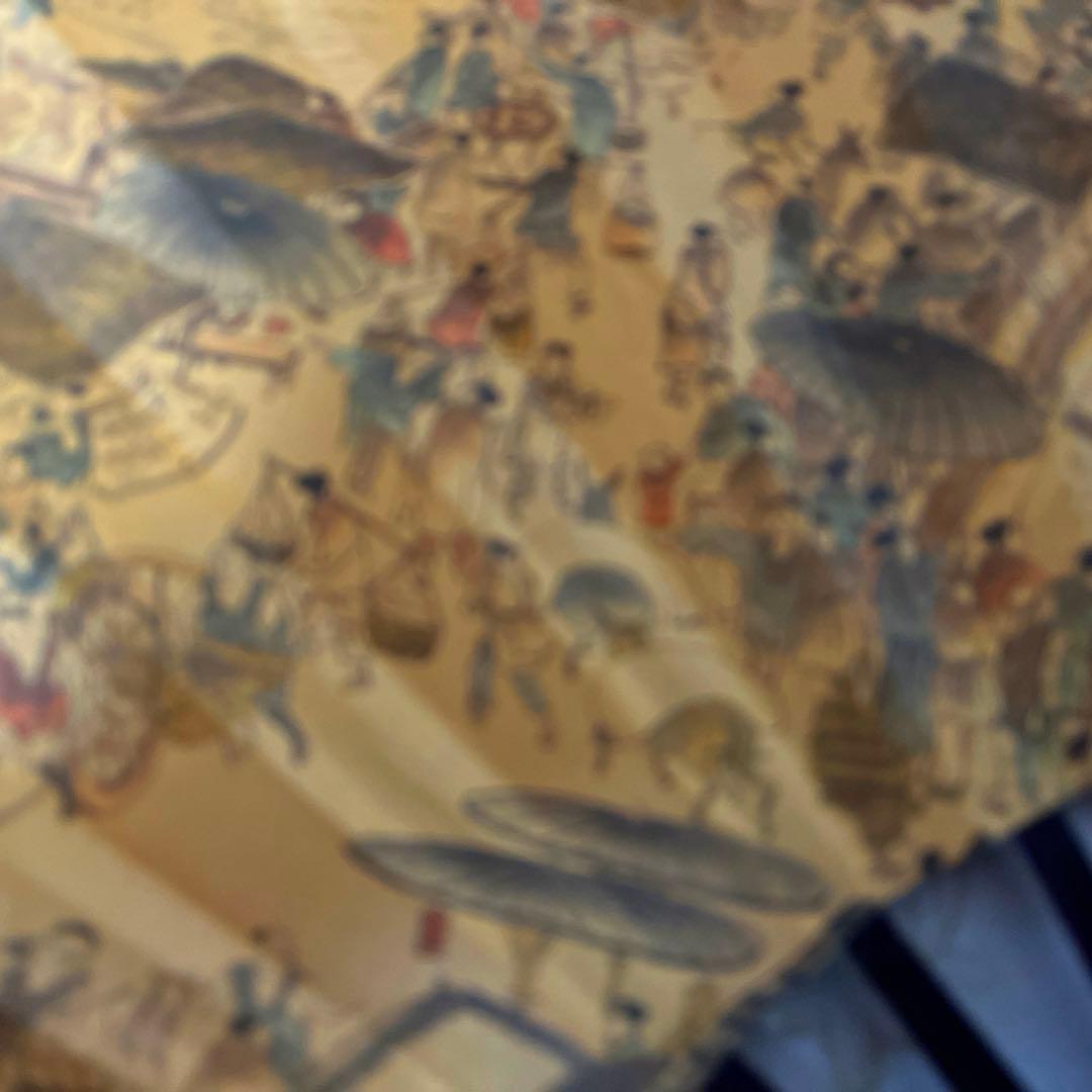 清明上河図、中国扇子