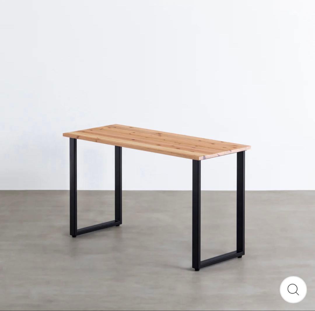 KANADEMONOTHE TABLE / 無垢 杉×Black Steel