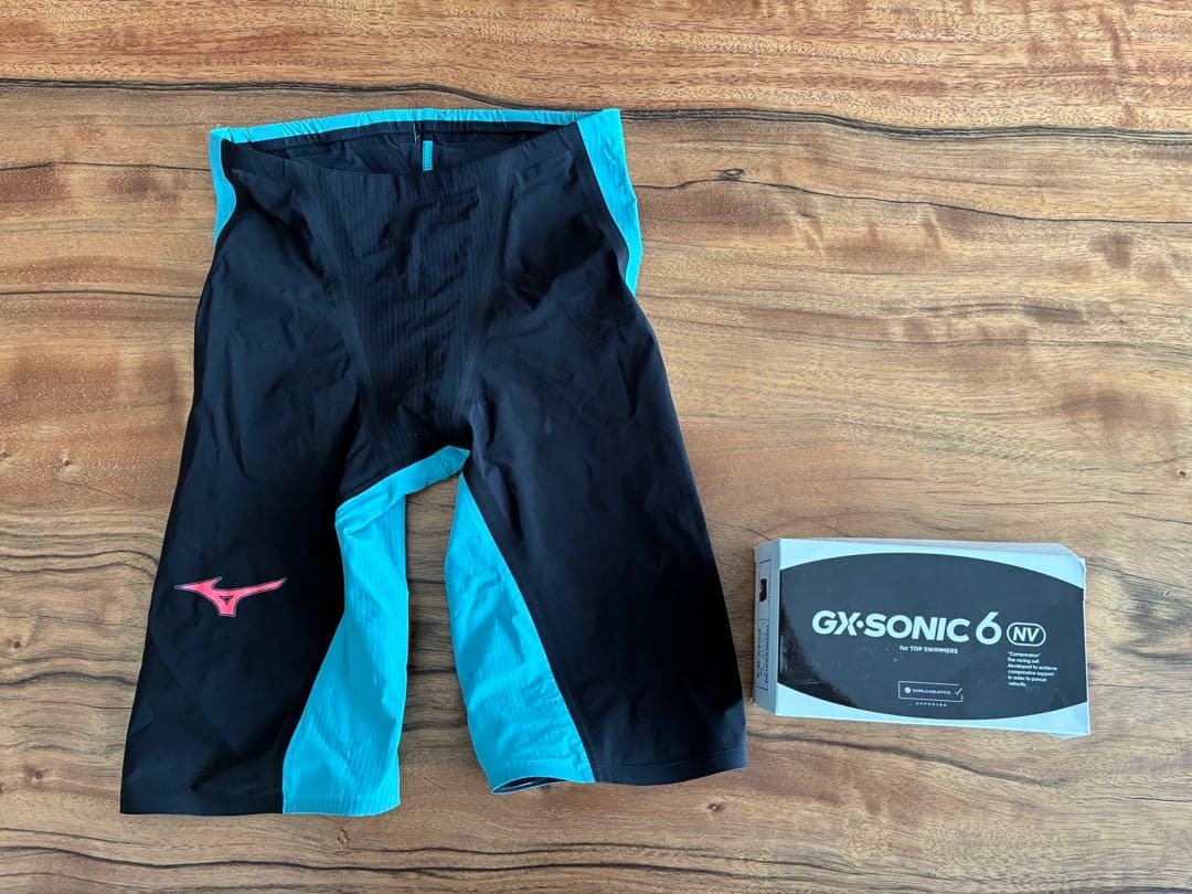 GX-SONIC 6 NV 競泳水着 黒/青