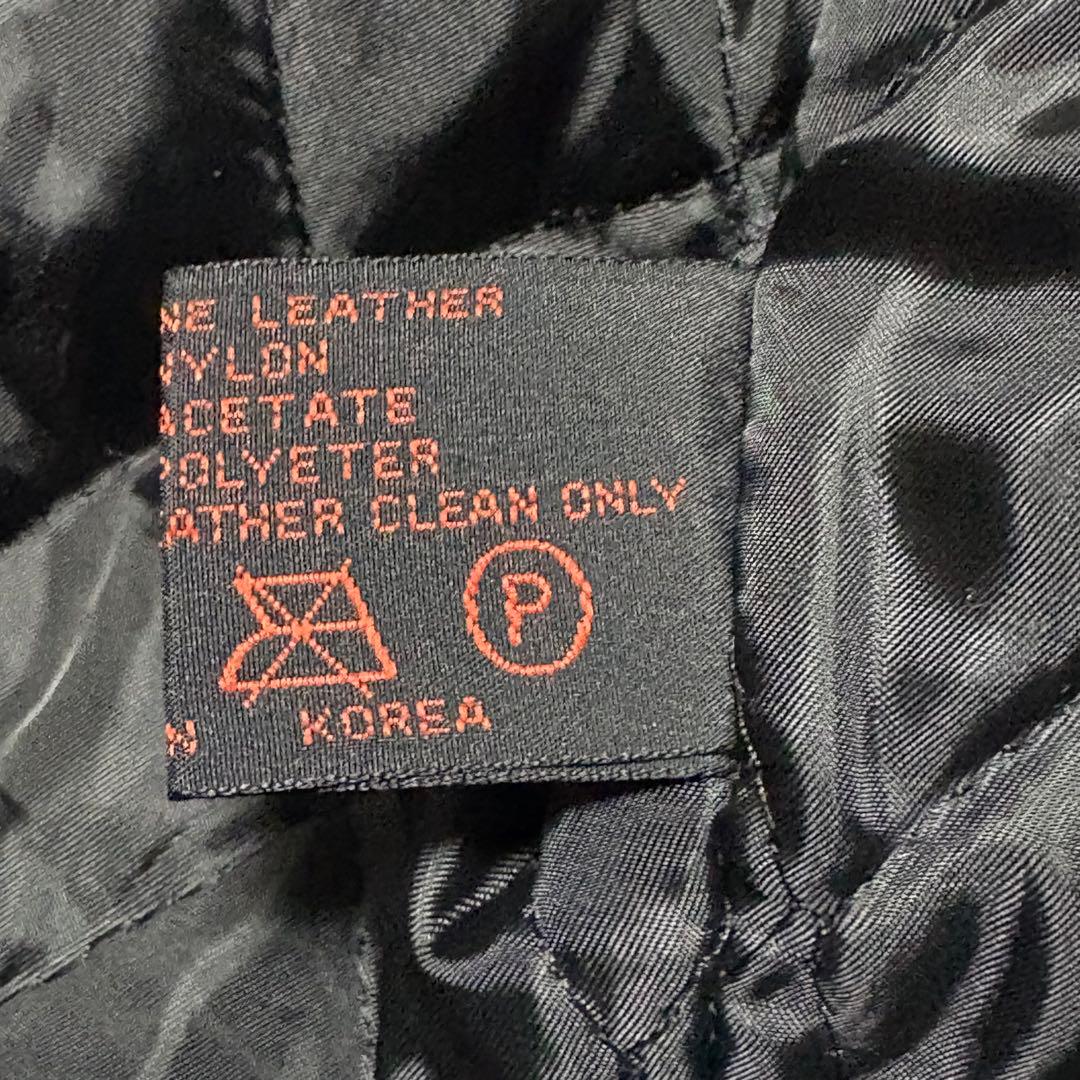 【エイジング】シングルライダース　M レザージャケット　ブルゾン　【36】