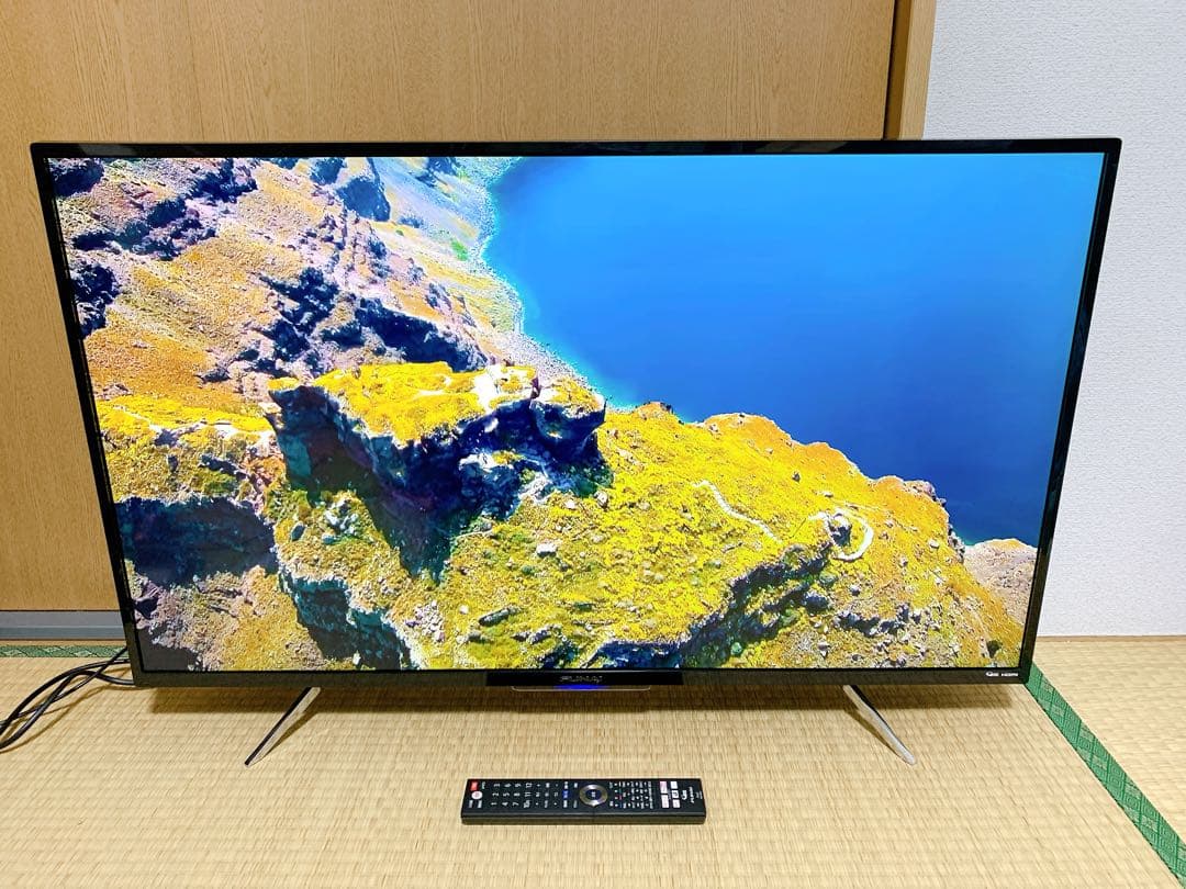 録画HDD内蔵✔43型✨4K スマートテレビ ネット動画️⭕️地上波BSCS