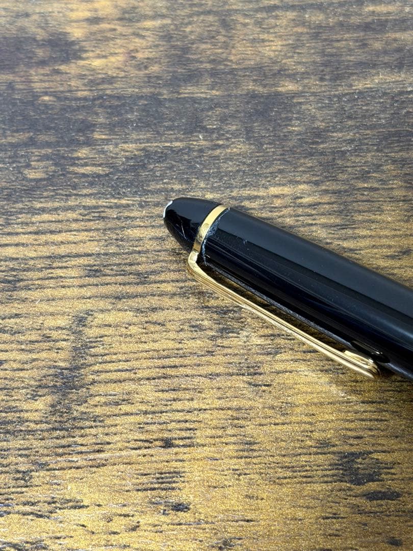 筆記確認&洗浄済　1980年代　全金　14K 146 モンブラン　万年筆　中細字