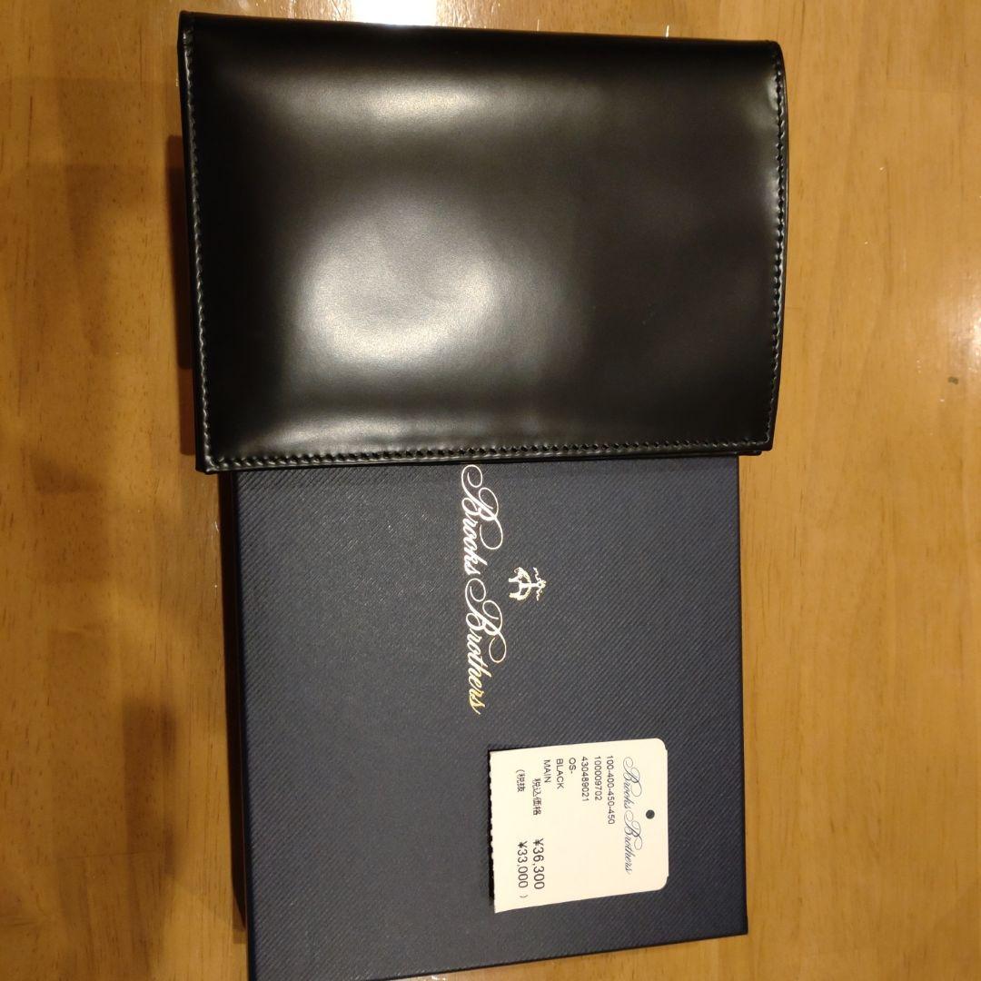 Brooks Brothers パスポートケース　カーフ　イタリア製　未使用
