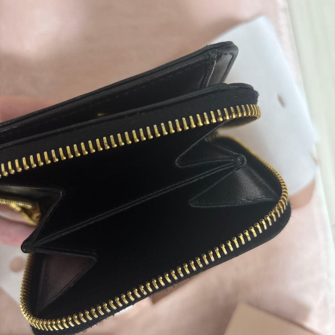 MIU MIU 二つ折り財布 黒 ブラック