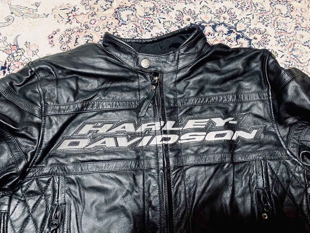 新品未使用HARLEY-DAVIDSON本革ライダースジャケット 冬用インナー付