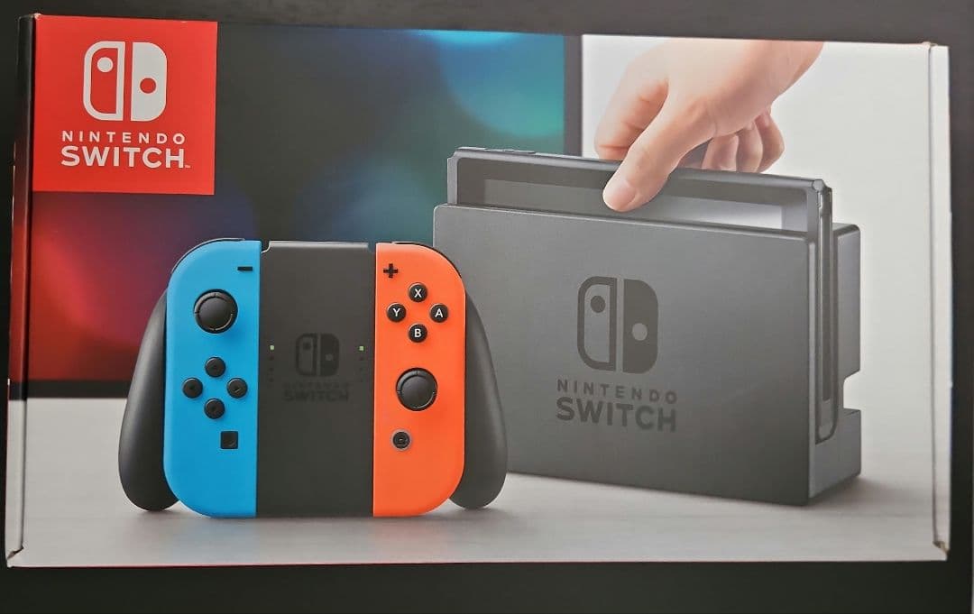 Nintendo Switch ネオンブルー/レッド sdカード付き