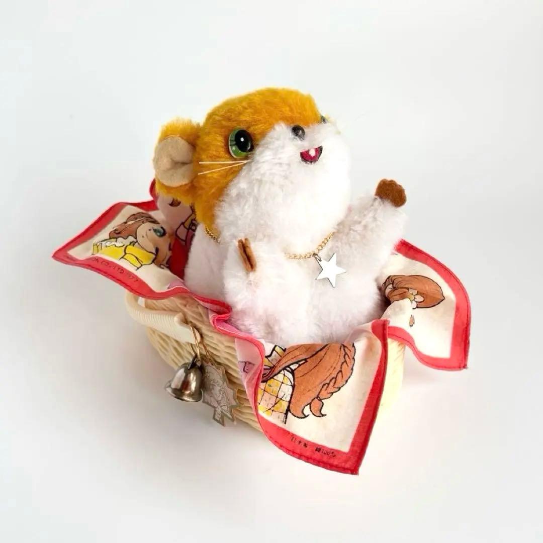 激レア⭐️ 若草のシャルロット スピカ ぬいぐるみ カゴ・布付 昭和レトロ