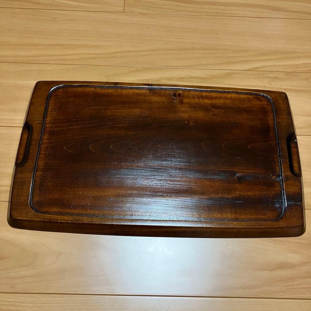 烏城彫　盆　花柄