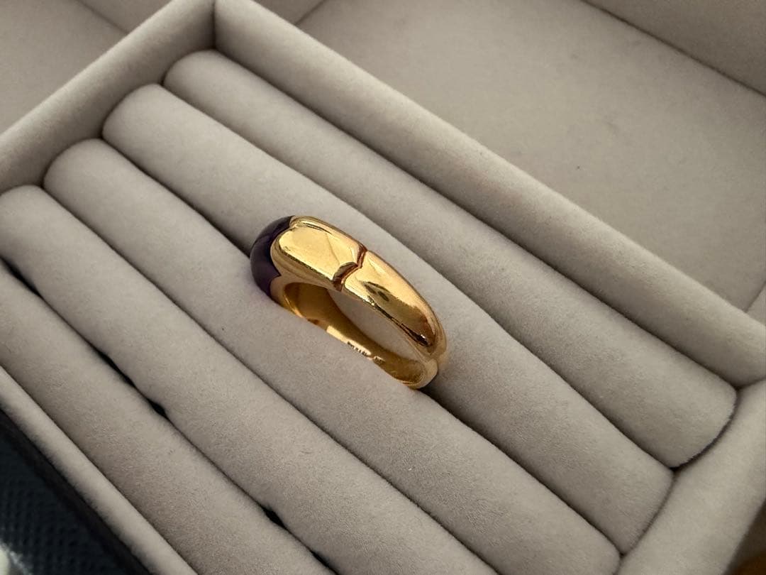 Fujiko　ブルガリ チェルタウラ アメシスト リング 750(YG)