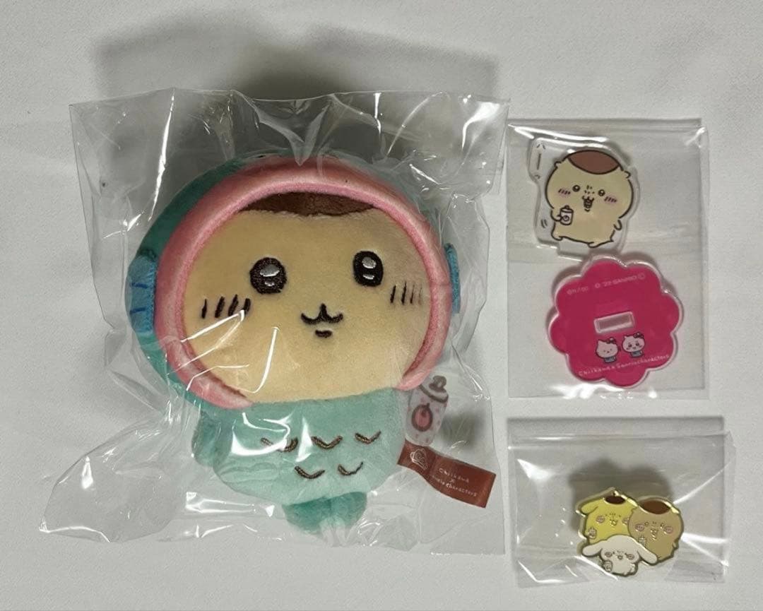 ちいかわ くりまんじゅう しっぽり相席ぬいぐるみ ちいかわ飯店 サンリオ 激レア