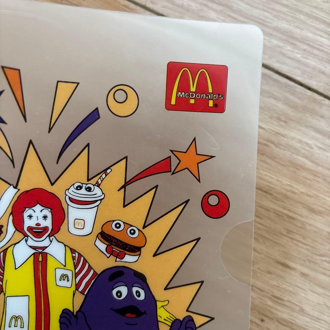 ◆レアなミニクリアファイル◆マクドナルド　マック　マクド